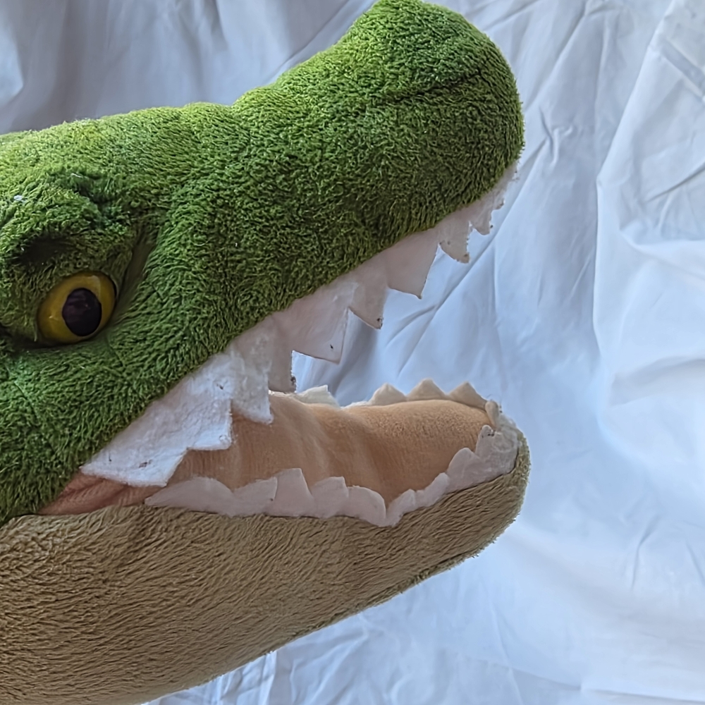 Green Plush Crocodile Toy